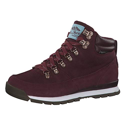 The North Face W Back-to-Berk Redux, Botas de Senderismo Mujer, Rojo (Dpgarntred/Stratosphrblue Gu3), 37.5 EU