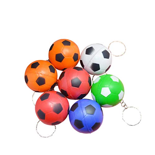 TOYMYTOY Llaveros de Futbol Regalos para Fiesta Color al Azar 24 Unidades