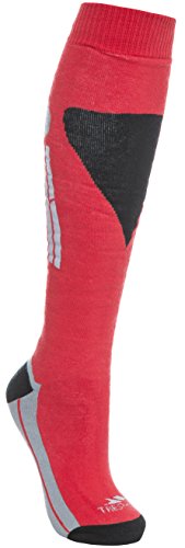 Trespass Hack - Male SKI Socks - 0, Hombre, Rojo - (Red)