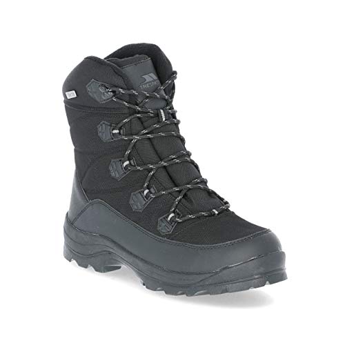 Trespass Zotos, Botas de Nieve Hombre, Negro-Negro, 42 EU