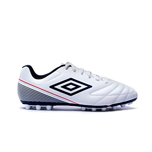 Umbro Classico VII AG, Botas de fútbol Hombre, Blanco (White/Dark Navy/Vermillion D62), 41 EU