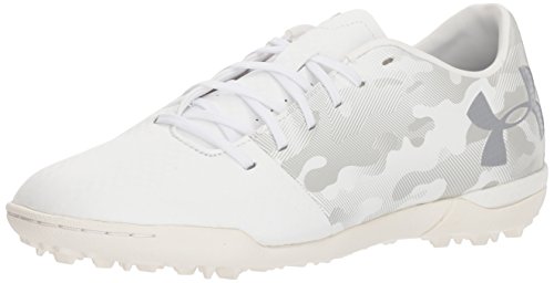 Under Armour 1289539-100, Botas de fútbol-césped Mens, Blanco, 42 EU