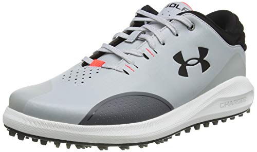 Under Armour Draw Sport Slide, Zapatos de Golf Hombre, Mod Gris Pitch Gris Negro 101, 43 EU