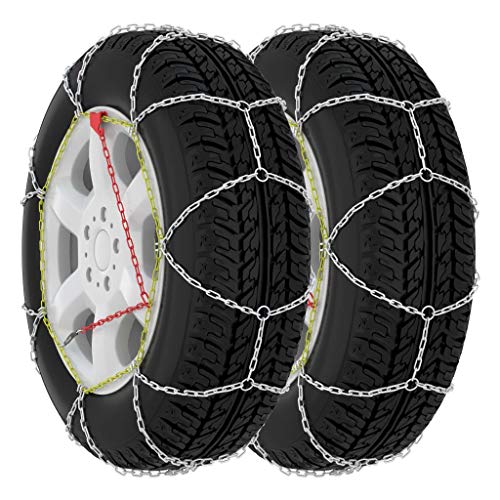 vidaXL 2X Cadenas de Nieve para SUV 4x4 16 mm Tamaño 450 Neumáticoss Heladas