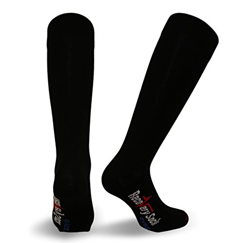 Vitalsox Italy Recovery RVS08910 - Calcetines de compresión graduados, Color Plateado Drystat - RVS08910 un par (Negro, pequeño)