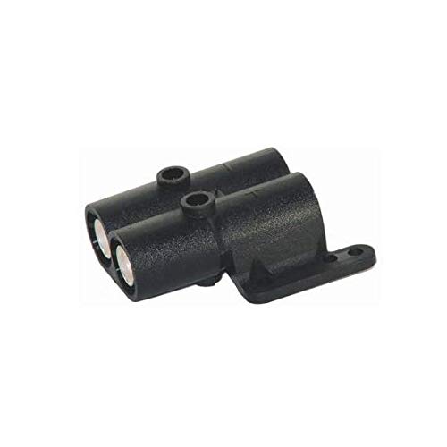 VITE Conector, Enchufe,Clavija Hembra 2 Polos EN PVC ANTICHOC para Cable 50mm, para BATERIA DE TRACCION, Cable DE Carga Carretilla ELEVADORA CAMIÓN,Remolque,SEMIREMOLQUE,FURGÓN,Plataforma