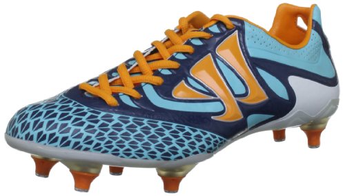 Warrior Skreamer Combat Soft Ground, Botas de fútbol Hombre, Blue Radiance/Bright Marigold/Insignia Blue, 41