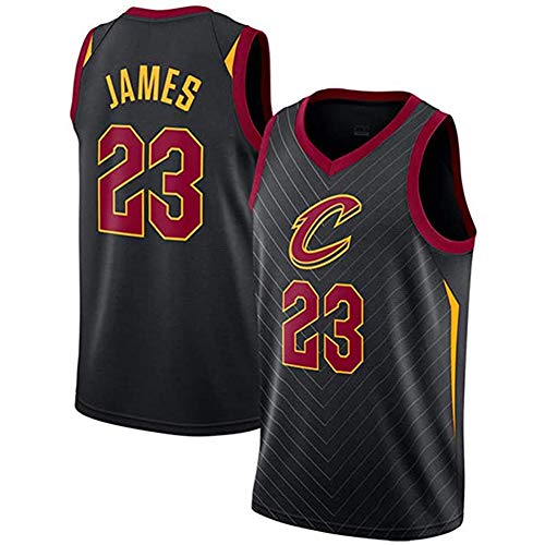 WRHH - Camiseta de baloncesto sin mangas para hombre, diseño de Cleveland Cavaliers 23 # Lebron James