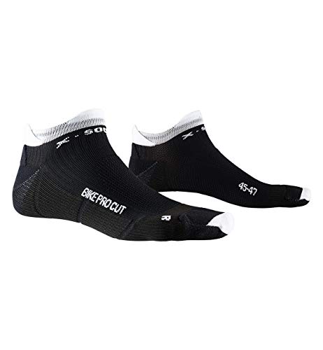 X-Bionic Bike Pro Cut Calcetín Térmico, Hombre, Negro, 42-44