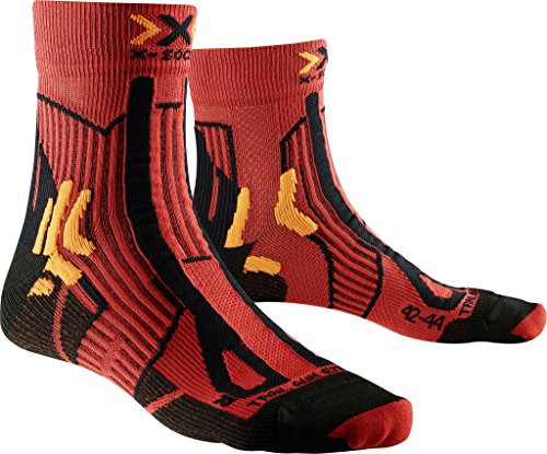 X-Sock Trail Run Energy, Calcetines, Hombre, Rojo (Paprika/Black), 35/38 EU