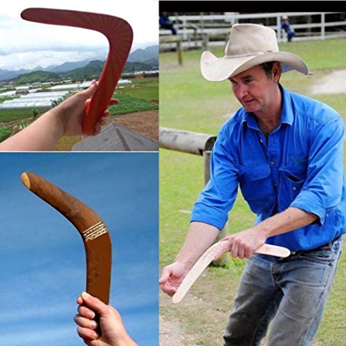 YSHTAN Boomerang Otros Equipos Deportivos Boomerang Kangaroo Throwback en forma de V Boomerang Flying Disc Throw Catch Outdoor Game Toy