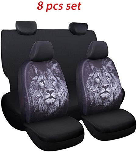 Yshuai Fundas de asiento trasero delantero para Ford Fiesta MK6 MK7 Tourneo Courier ECOSPORT Focus Mondeo Edge Escort