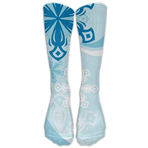 Yuanmeiju Compression Calcetines Winter Unisex Tube Sock Crew Crew Fashion Novelty Knee High Calcetines Circulation & Recovery, Stockings For Sports,Running,Nurses,Shin Splints,Diabetic,Flight,Travel