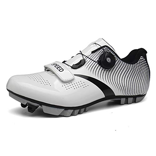 Zapatillas de Ciclismo MTB para Hombres Mujer Zapatillas De Bicicleta de Montaña Zapatillas Ciclismo Carretera Antideslizantes Respirables Calzado de Ciclismo