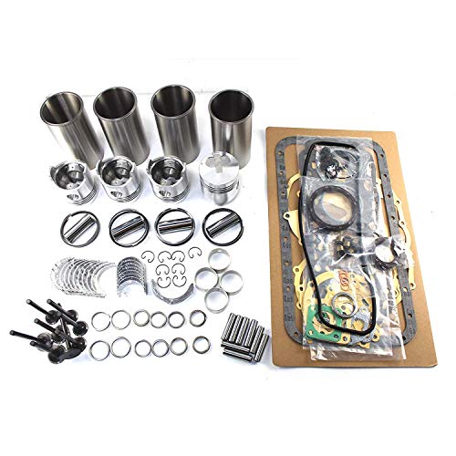 2J Kit de reconstrucción de motor - SINOCMP Piezas de excavadora para carretilla elevadora con cargador de dirección deslizante Toyota 5FD SDK8, 3 meses de garantía