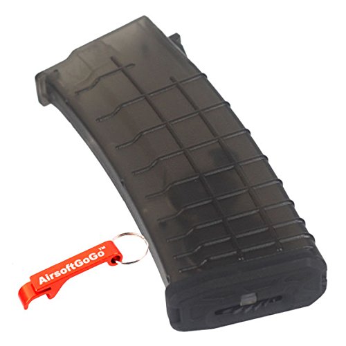 330rds Hi-Cap Beta Cargador para AKM / AK AEG Airsoft Serie C106 - AirsoftGoGo Llavero Incluido