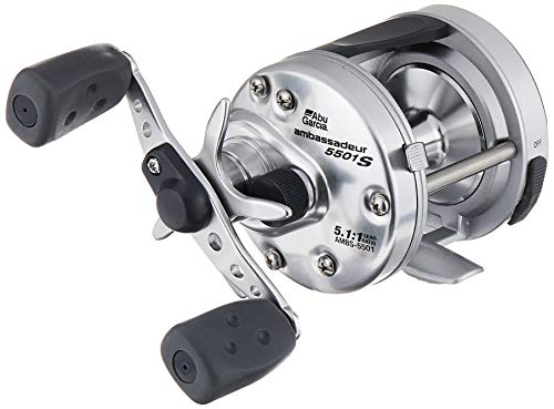 Abu Garcia AMBS-5501 Abu Garcia Ambassadeur S Carrete Redondo, AMBS-5501 - 230 m/6,4 kg