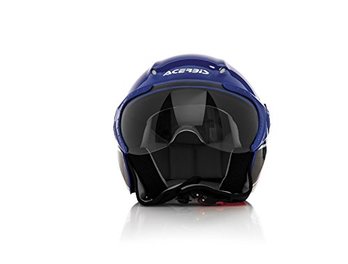 ACERBIS 0021662.255.062 x-jet en casco de la bici, color azul y verde