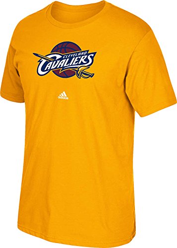 adidas Camiseta de Logotipo de NBA para Hombre, Hombre, 3720A 008 MMQ7CCA, Dorado, Small