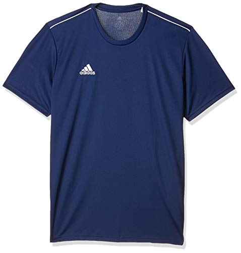 Adidas Core 18 Training Jsy, Camiseta Hombre Azul (Dark Blue/White), XL