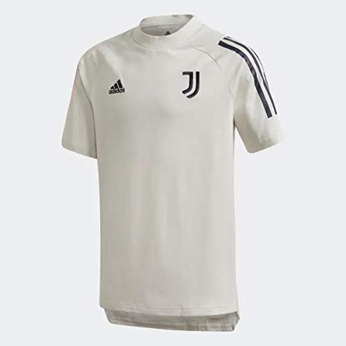 adidas Juventus FC Temporada 2020/21 JUVE tee Y Camiseta, Niño, Orbit Grey/Legend Ink, 176