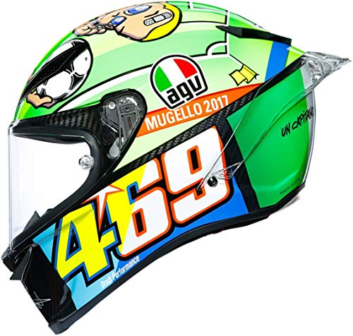 AGV - Casco PISTA GP R ROSSI MUGELLO 2017 integral fibra ML