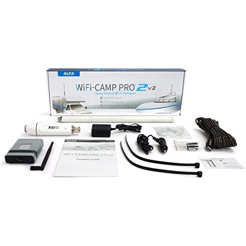 ALFA WiFi Camp-Pro2 v2 EU 2020 - Amplificador de rango WLAN (802.11b/g/n, 300 MBit)