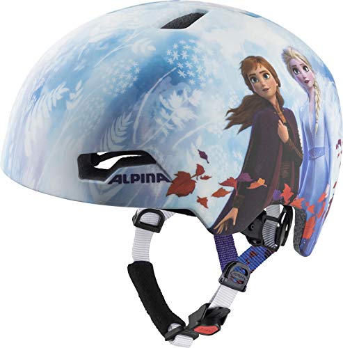 Alpina Hackney Casco de Ciclismo, Girls, Disney Frozen, 47-51