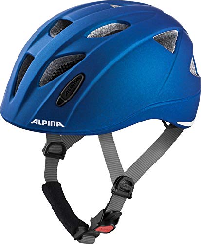 Alpina XIMO LE Casco de Ciclismo, Unisex-Youth, Blue, 47-51