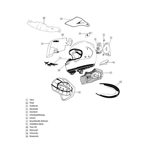 Arai Chaser-X - Casco integral de 5 mm