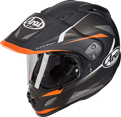 Arai Tour-X 4 Break Orange - Casco de motocross (talla XXL, 63/64), color negro y naranja