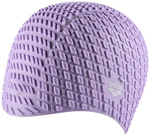 ARENA Silicone Cap Gorro de natación Bonnet Retro Look, Adultos Unisex, Light Violet, TU