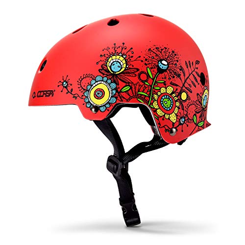 Asvert Casco de ciclismo para niños PC Cascos Bicicleta MTB Casco de Skateboard Antigolpes con 11 Tomas de Aire Ajustable para Esquí, Bicicleta, Alpinismo, Patinete, Ciclismo, Skates, Certificado CE