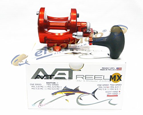 Avet 1 Speed Carrete Rojo, Derecha