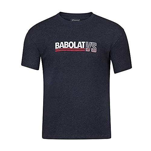 Babolat Exercise Vintage tee Men Camiseta, Hombre, Black HTHR, XL
