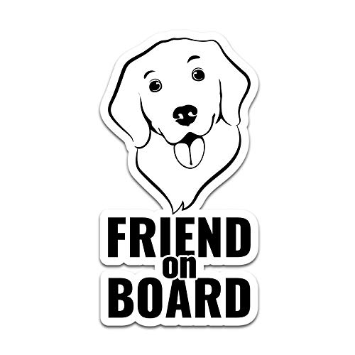 Baby and Friends on Board - Pegatina para coche, diseño de perro o gato de princesa, para coche, autobús, caravana, accesorio para coche R118 (perro)