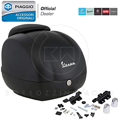 Baúl Vespa GTS 125-300 Super Noche negro mate 99/C original Piaggio 42 L