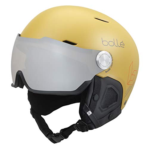 Bollé Might Visor Casco de Ski Yellow Adultos Unisex 59-62 cm