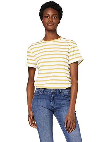 BOSS Tespring Camiseta, Amarillo (Bright Yellow 730), Medium para Mujer