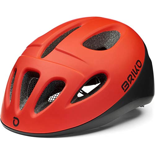 Briko Fury Casco Ciclismo, Niños, Blue-Red, X-Small