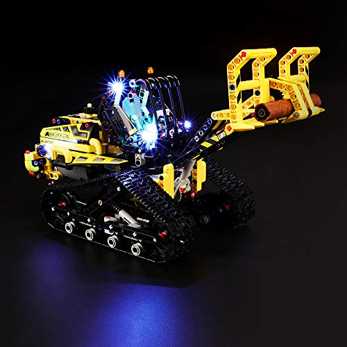 BRIKSMAX Kit de Iluminación Led para Lego Technic Cargadora con Orugas, Compatible con Ladrillos de Construcción Lego Modelo 42094, Juego de Legos no Incluido