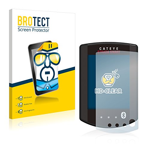 BROTECT Protector Pantalla Compatible con Cateye Strada Smart Protector Transparente (2 Unidades) Anti-Huellas