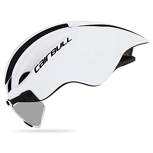 Cairbull Men/Women 2019 Nuevo Casco de Ciclismo In Mold con Visera Solar 56-61cm Carretera Bicicleta de Montaña Neumática TT Carreras Casco de Equitación