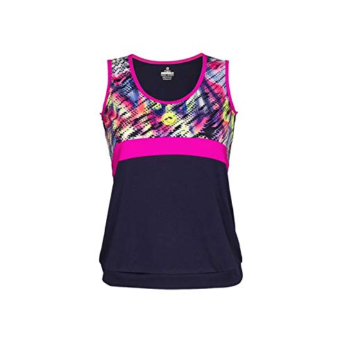 Camiseta de Tirantes Mujer Pádel J´HAYBER Print Blue-Pink. DS3196. Talla S