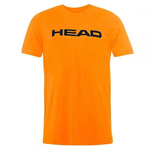 CAMISETA HEAD IVAN NARANJA FLUOR AZUL MARINO