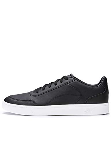 CARE OF by PUMA Zapatillas bajas en cuero para hombre, Negro Black, 42.5 EU