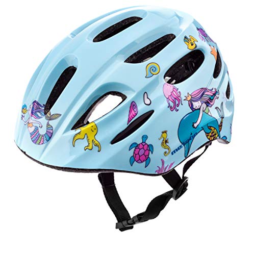 Casco Bicicleta Bebe Helmet Bici Ciclismo para Niño - Cascos para Infantil Bici Helmet para Patinete Ciclismo Montaña BMX Carretera Skate Patines monopatines KS01 (S 48-52 cm, octopus's Garden)