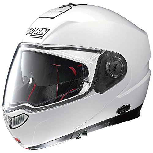 Casco Modular Nolan N104 Absolute Classic, en policarbonato, Color Blanco metálico, Talla 2XL