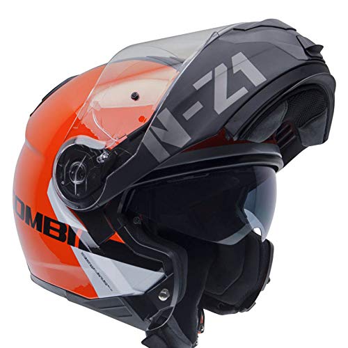 Casco Modular NZI Combi 2 Duo Flydeck Naranja (L)