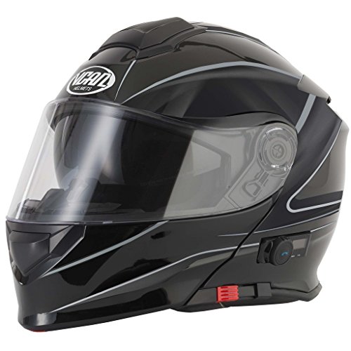 Casco V271 Mentonera Deslizante Bluetooth Iluminación Xs